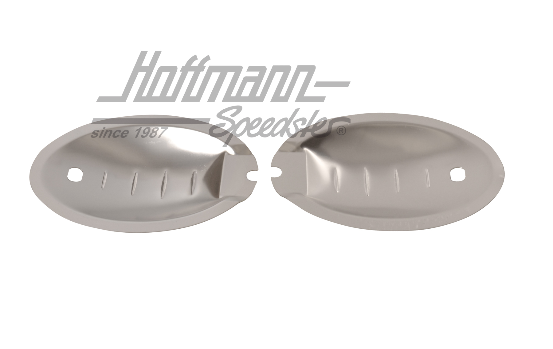 Coquilles de poignées de porte, alu, Kübel/Bus T2 | J13456 | 097-1410